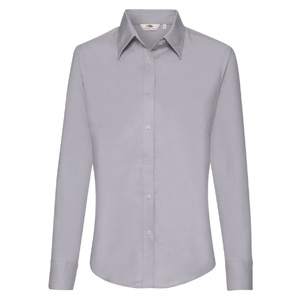 Рубашка женская LONG SLEEVE OXFORD SHIRT LADY-FIT 135 серый HG-650020.oc/l фото 2