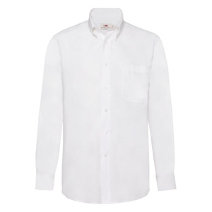 Рубашка мужская LONG SLEEVE OXFORD SHIRT 130 белый