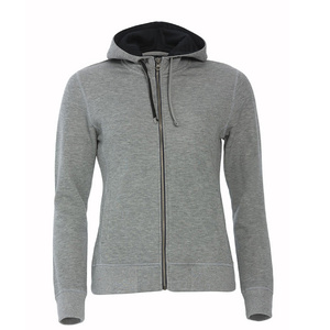 Толстовка женская CLASSIC HOODY FULL ZIP 300 серый меланж