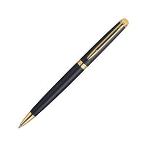 Шариковая ручка Waterman Hemisphere, цвет: MatteBlack GT, стержень: Mblk черный матовый, золотистый