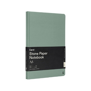 Блокнот в твердом переплете Karst формата A5, зеленый яркий OA-10779062 фото 2