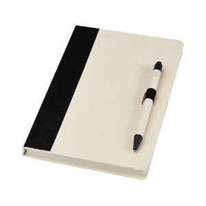 Блокнот размером A5 и шариковая ручка Dairy Dream, черный черный, бежевый OA-10781190 фото 2