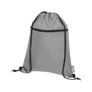 Рюкзак со шнурком Ross из переработанного ПЭТ, heather medium grey серый