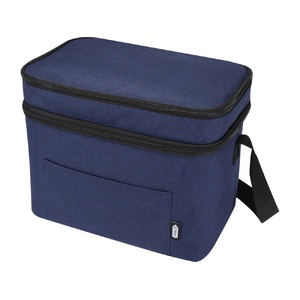 Tundra сумка-холодильник из переработанного РЕТ-пластика, сертиф. согласно GRS - Heather navy темно-синий OA-13006655 фото 1