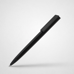 Ручка пластиковая шариковая "Taper Solid", матовый черный