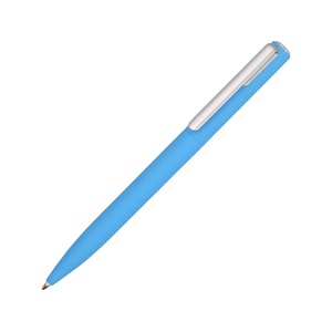 Ручка шариковая пластиковая "Bon" с покрытием soft touch, голубой OA-18571.10 фото 2