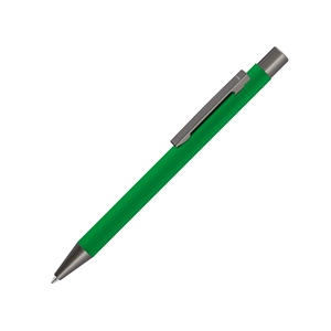 Ручка шариковая UMA «STRAIGHT GUM» soft-touch, с зеркальной гравировкой, зеленый OA-187927.03 фото 2