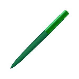 Шариковая ручка "RECYCLED PET PEN PRO K transparent GUM" soft-touch, зеленый