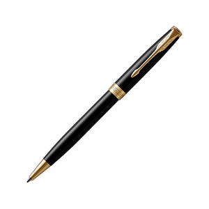 Ручка шариковая «Parker Sonnet Core Black Lacquer GT», черный/золотистый черный глянцевый/золотистый