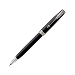 Ручка шариковая «Parker Sonnet Core Black Lacquer CT», черный/серебристый черный глянцевый/серебристый OA-1931502 фото 2