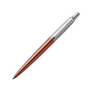 Шариковая ручка Parker Jotter Essential, Chelsea Orange CT, стержень: Mblue оранжевый, серебристый OA-1953189 фото 2