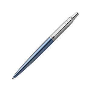 Шариковая ручка Parker Jotter Essential, Waterloo Blue CT, стержень: Mblue голубой/серебристый OA-1953191 фото 2