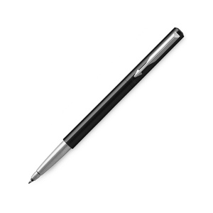 Ручка роллер «Parker Vector Standard Black CT», черный черный, серебристый