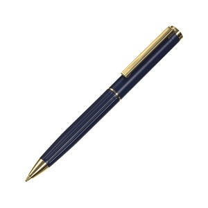 Шариковая металлическая ручка с золотистым слоем "Monarch Gold", темно-синяя OA-21005.12 фото 2