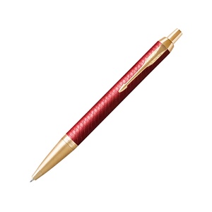 Шариковая ручка Parker IM Premium K318  Red GT, стержень: M, цвет чернил: blue, в подарочной упаковке. красный, золотистый OA-2143644 фото 2
