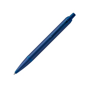 Шариковая ручка Parker IM Monochrome Blue, стержень:M, цвет чернил: blue, в подарочной упаковке. синий