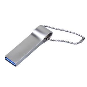 USB 2.0-флешка на 128 Гб с мини чипом, компактный дизайн, боковое отверстие для цепочки серебристый OA-2207.128.00 фото 1