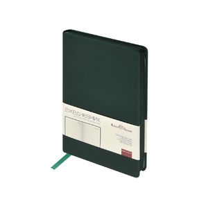 Ежедневник А5 "Megapolis Color" soft-touch, темно-зеленый OA-3-753.24 фото 2