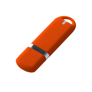 USB-флешка на 2 ГБ с покрытием soft-touch, оранжевый OA-3048.08.2 фото 2