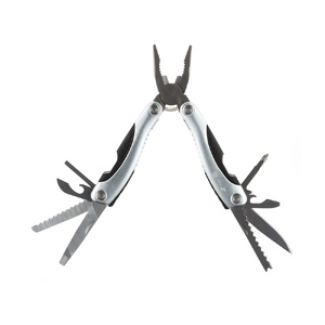 Мультитул Stinger, 100x50 мм, 15 функций, сталь/алюминий/пластик, серебристый, в нейлоновом чехле серебристый, черный OA-441108 фото 1