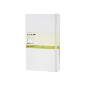 Записная книжка Moleskine Classic (нелинованный) в твердой обложке, Large (13х21см), белый OA-50511006 фото 2