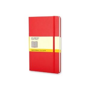 Записная книжка Moleskine Classic (в клетку) в твердой обложке, Large (13х21см), красный OA-50511201 фото 2