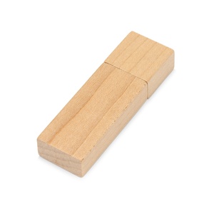 Флеш-карта USB 2.0 16 Gb «Woody» с магнитным колпачком, натуральный OA-620916 фото 2