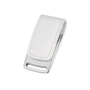 Флеш-карта USB 2.0 16 Gb с магнитным замком "Vigo", белый/серебристый OA-623616 фото 2