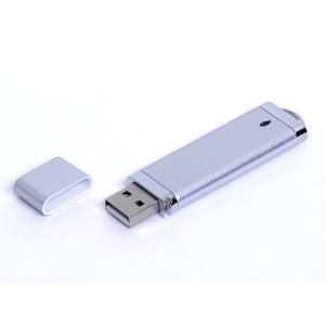 USB-флешка промо на 128 Гб прямоугольной классической формы, серебро серебристый OA-6502.128.00 фото 1