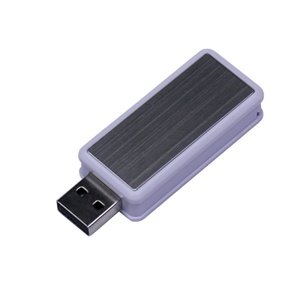 USB-флешка промо на 32 Гб прямоугольной формы, выдвижной механизм, белый OA-6534.32.06 фото 2