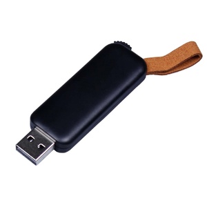 USB-флешка промо на 32 Гб прямоугольной формы, выдвижной механизм, черный OA-6544.32.07 фото 2