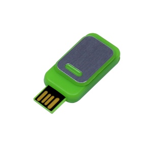 USB-флешка промо на 32 Гб прямоугольной формы, выдвижной механизм, зеленый OA-6545.32.03 фото 2