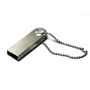 USB 2.0-флешка на 128 Гб с мини чипом и круглым отверстием, серебристый OA-6589.128.00 фото 1