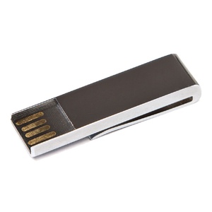 USB-флешка на 32 Гб в виде зажима для купюр, серебро серебристый