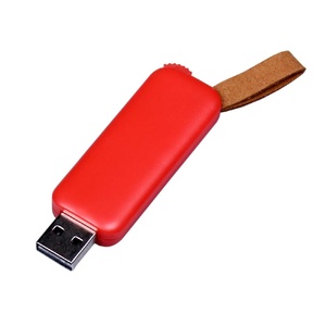 USB-флешка промо на 128 Гб прямоугольной формы, выдвижной механизм, красный OA-6644.128.01 фото 1