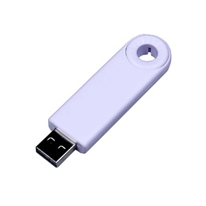 USB-флешка промо на 32 Гб прямоугольной формы, выдвижной механизм, белый OA-7135.32.06 фото 2