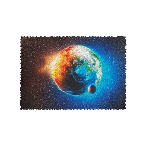 Деревянный пазл "Earth" разноцветный