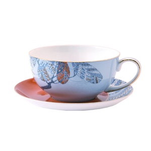 Набор чашка и блюдце Valerie Concept TEA SET TRO голубой