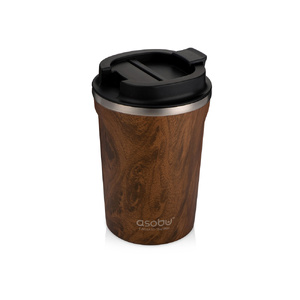 Термокружка CAFe COMPACT, 380 мл, wood дерево