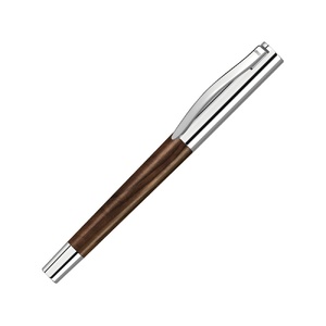 Ручка роллер "TITAN WOOD R", синий, 0.7 мм, коричневый/серебряный коричневый/серебристый OA-9372 фото 1