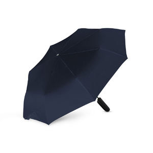 Складной зонт ALCIRA/АЛЬКИРА с системой защиты от снежной бури и ручкой-карабином, синий нейви темно-синий