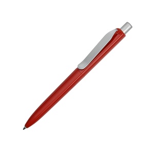 Ручка пластиковая шариковая Prodir DS8 PSP-20, красный красный/серебристый OA-ds8psp-20 фото 1