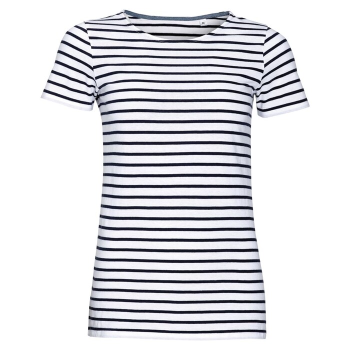 Футболка Miles Women белая с темно-синим, размер L G-01399904L фото 1