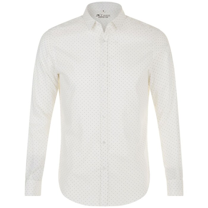 Рубашка мужская Becker Men, белая с темно-синим, размер 3XL G-016489893XL фото 1