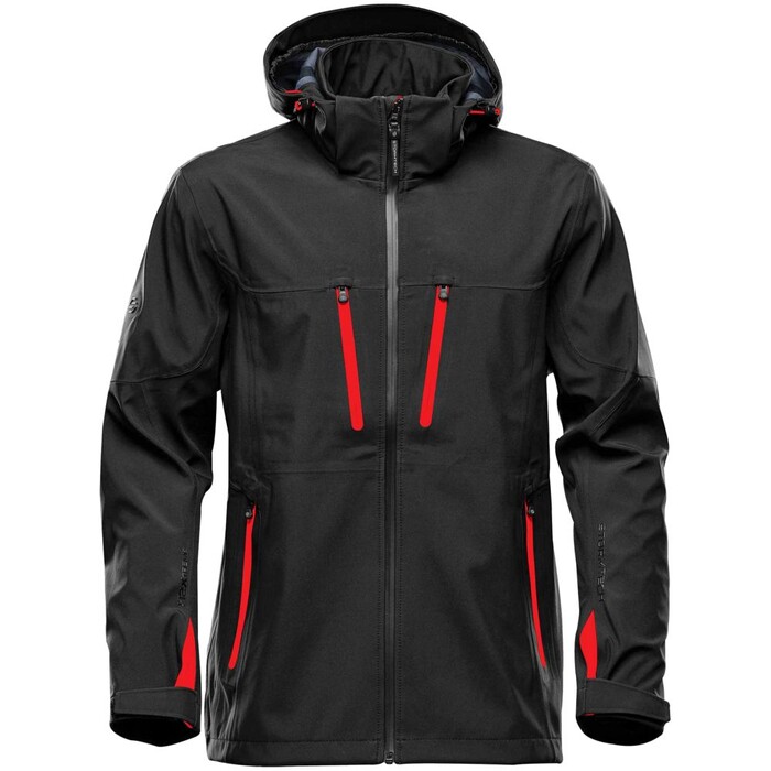 Куртка софтшелл мужская Patrol черная с красным, размер 3XL G-11629.35.3XL фото 1