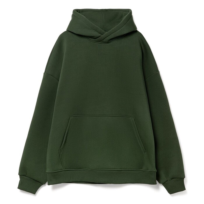Худи Kulonga Oversize, темно-зеленое, размер 3XL/4XL G-14101.907 фото 1