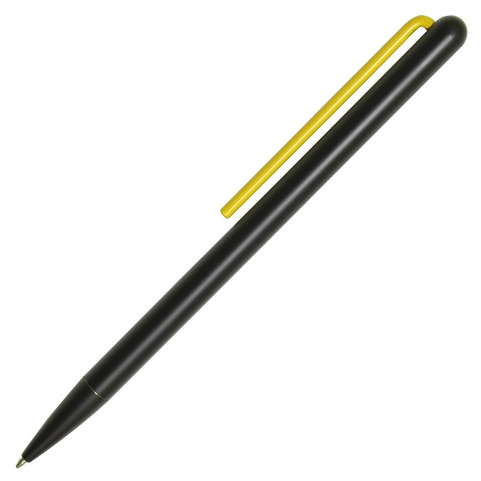 Шариковая ручка GrafeeX в чехле, черная с желтым G-15534.80 фото 1