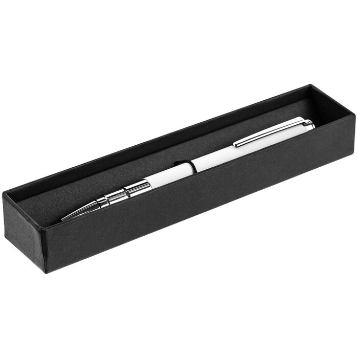 Ручка шариковая Kugel Gunmetal, белая G-16170.60 фото 1