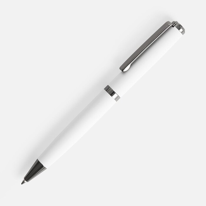 Ручка шариковая Inkish Gunmetal в футляре, белая G-16174.60 фото 1