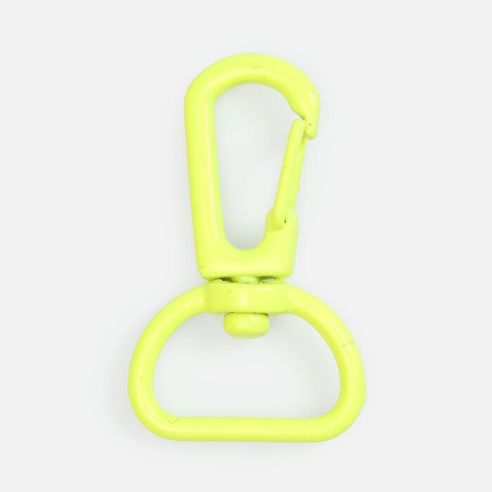 Застежка-карабин Snap Hook, M, желтый неон G-16507.89 фото 1